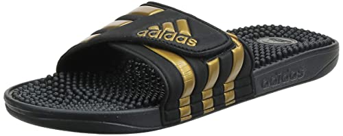 Adidas Adissage Zapatos de playa y piscina Unisex adulto, Negro (Negro 000), 46 EU (11 UK)