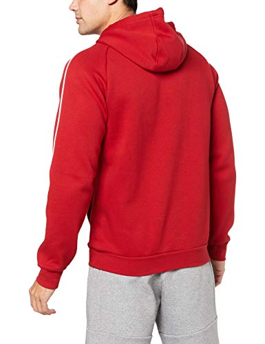 Adidas Core 18 Hoody Sudadera con Capucha, Hombre, Rojo (Rojo/Blanco), L