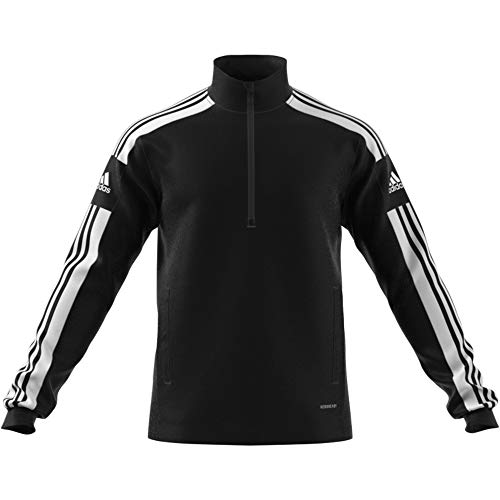 adidas GK9562 SQ21 TR Top Pullover Mens Black/White XL