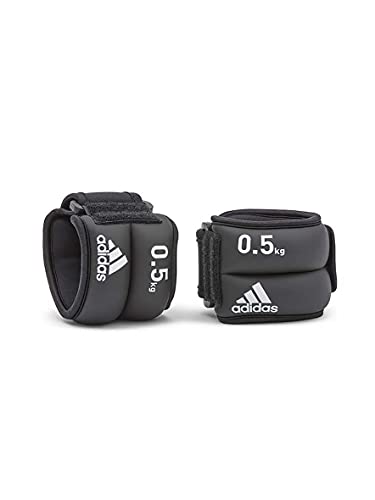 adidas Pesas de Tobillo/Muñeca - Negro, 1 kg