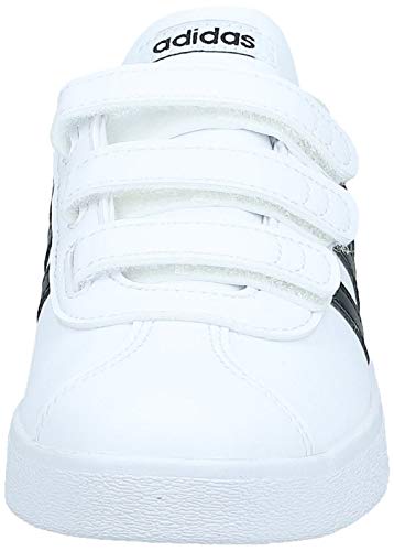 Adidas VL Court 2.0 CMF I, Sneaker, Blanco FTWR White Core Black FTWR White FTWR White Core Black FTWR White, 24 EU