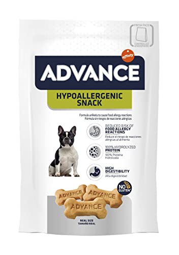 ADVANCE Snacks Hypoallergenic - Galletas Para Perros - Pack De 7 x 150 g - Total 1,05 kg