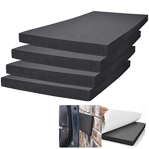 AFASOES 4 Pack Protector Pared Parking Protector Garaje Protector de Golpes Tope Parking Protector Puertas Coche Garaje Protector Aparcamiento Garaje Espuma Antigolpes para Evitar Rayones 40x20x2cm