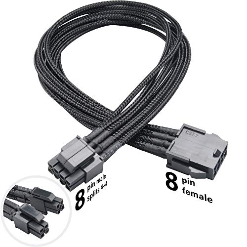 Akasa Flexa P8 - Cable para Fuente de alimentación, Negro