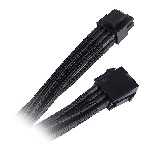 Akasa Flexa P8 - Cable para Fuente de alimentación, Negro