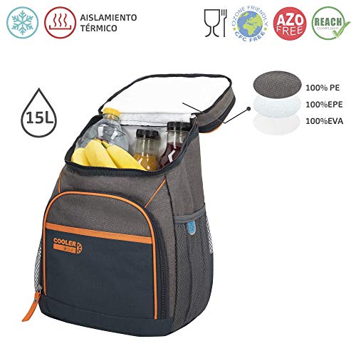 AKTIVE 80790 - Mochila térmica 15 litros AKTIVE cooler