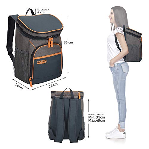 AKTIVE 80790 - Mochila térmica 15 litros AKTIVE cooler