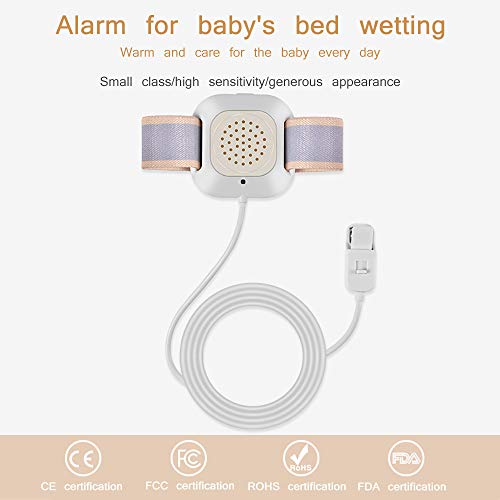 Alarma con sensor Enuresis OURLITIME para cama de bebé, alarma de red para bebés mayores, orinal de entrenamiento, camas de dormir, sensor de humedad para niños o niñas