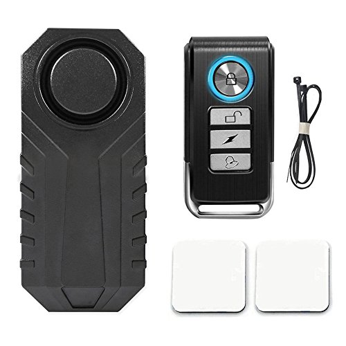 Alarma Inalámbrica De Bicicleta - Alarma Antirrobo de 113dB con Control Remoto - Inmovilizador de motocicleta/automóvil/scooter - IP55A Prueba De Agua