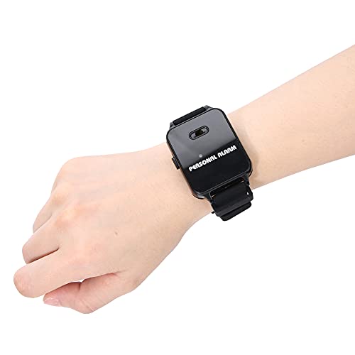 Alarma personal de autodefensa, alarma de pulsera, alarma personal de muñeca para correr al aire libre con luz intermitente, para niños, mujeres mayores, niñas