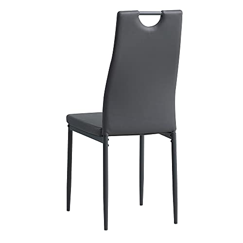 Albatros 2916 Salerno Set de 6 sillas de Comedor, Gris