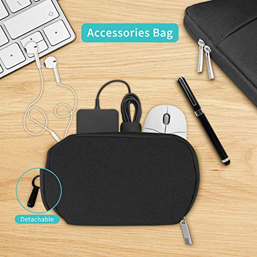 Alfheim 14 Pulgadas Funda portátil, Impermeable Bolso con Bolsillo para Accesorios, Estuche Protector con Bolsa pequeña Desmontable, Compatible con 14,2” MacBook Pro A2442