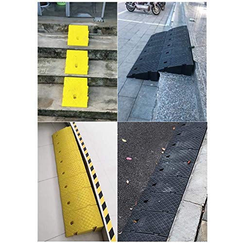 Alfombrilla Para Rampa Para Automóviles Y Motocicletas, Rampa Para Bordillos De Goma, Rampa Para Umbral Antideslizante, Rampa Para Accesibilidad, Rampa Para Entrada, Rampa Para Cuña Antideslizante