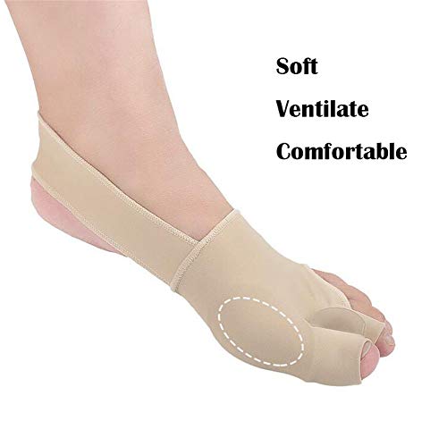 Alisador de, funda protectora con almohadillas elásticas de gel para juanetes, corrector ortopédico de hallux valgus superpuesto para el dedo del pie, martillo para el dolor de los dedos del pie