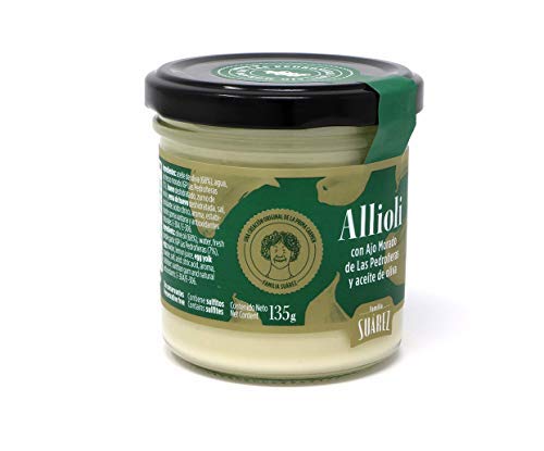 Allioli con Ajo Morado y Aceite de Oliva - Familia Suárez - Tarro 135 gr