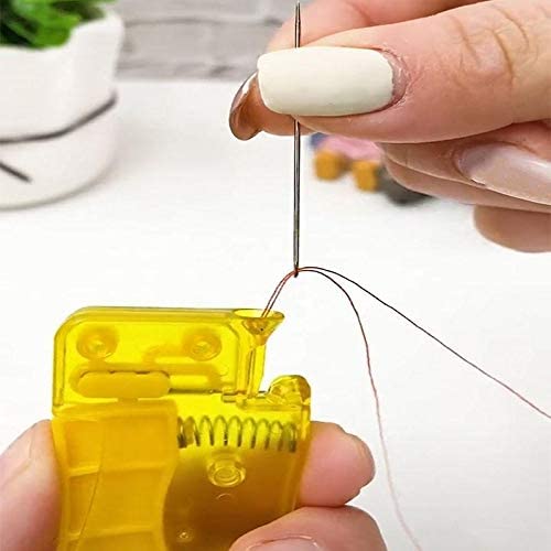 ALMAK 2 enhebradores automáticos de agujas para coser a mano, enhebrador, enhebrador, herramienta para coser y manualidades