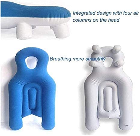 Almohada Boca Abajo Para Después De La Cirugía Ocular, Almohada Inflable De Retina Para Tumbarse, Almohada Facial, Kit De Masaje De Mesa Boca Abajo Para Uso Posterior a La Vitrectomía Posterior