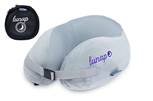 Almohada cervical de viaje | 2 en 1 almohada cervical de espuma viscoelástica e inflable | almohada de viaje para el cuello | almohada de avión