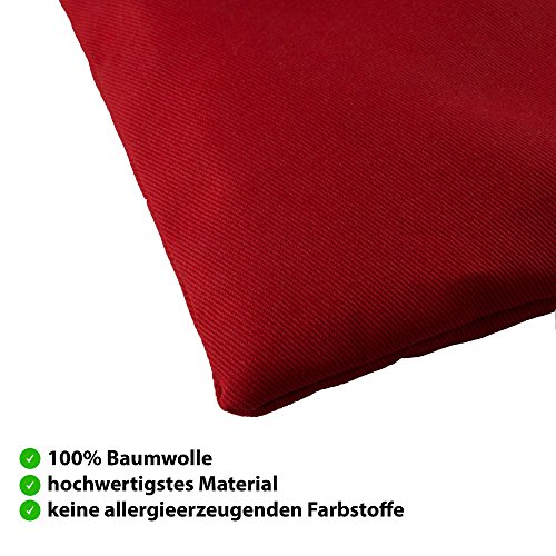 Almohadas de cerezo orgánico de Bonblatt® - certificado Oeko-Tex 100, producido naturalmente y justamente en Alemania