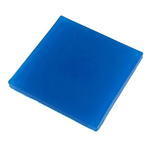 Almohadilla de Gel para Asiento de Motocicleta,MoreChoice Absorción de Impactos, Reduce la Fatiga, Cómoda y Suave,Cojín de Alfombrillas de Gel, Accesorios de Color Azul Fresco (25 x 25 x 1 cm)