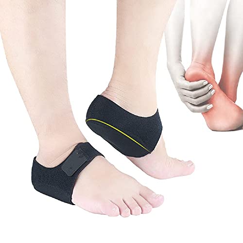 Almohadillas Para el Talón Copas de Cojín Para Fascitis Plantar Protector Del Talón Alivio Del Dolor Tendinitis Del Espolón óseo Agrietado Artritis del Talón Seco Tendones Desgarrados BS