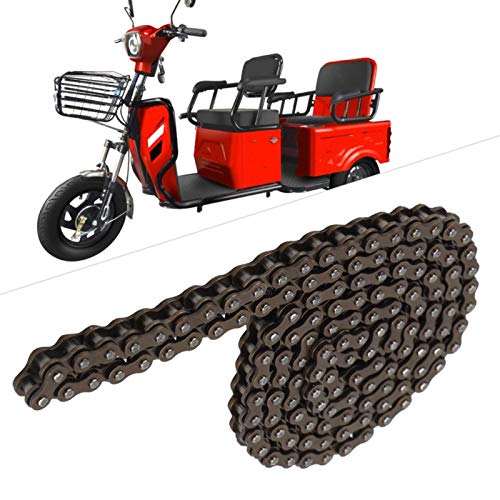 Alomejor Cadena de Repuesto de Scooter eléctrico, Accesorio de Cadena de Bicicleta eléctrica de Triciclo eléctrico de Motor de Alta Velocidad(25H Chain)