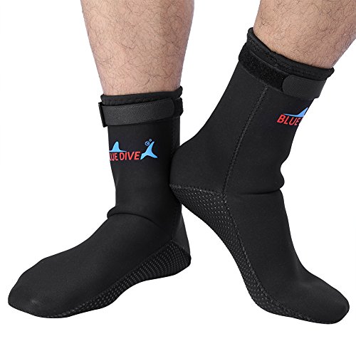 Alomejor Calcetines de Snorkel Nadar Zapatos de Playa para Nadar, Voleibol de Playa, Snorkel, Vela, Surf, Yoga, Caminar(L-Black)