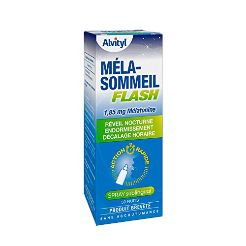 Alvityl Mela-Sommeil Flash, sabor limón, spray sublingual – A partir de 18 años – 50 noches