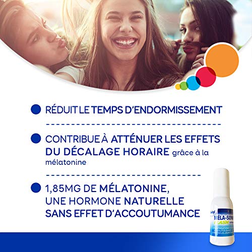 Alvityl Mela-Sommeil Flash, sabor limón, spray sublingual – A partir de 18 años – 50 noches