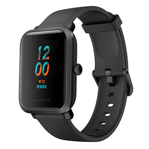 Amazfit Bip S Smartwatch 5ATM GPS GLONASS -Reloj inteligente con bluetooth y conectividad con Android e iOS - Version Global (Negro)