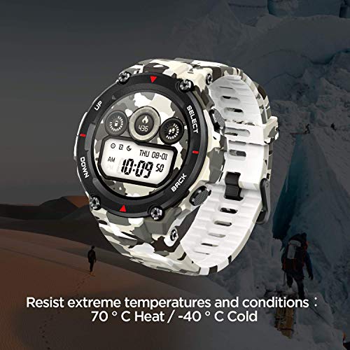 Amazfit T-Rex Reloj Inteligente Camuflaje AMOLED 3,3 cm (1.3") GPS (satélite), 58 g, CAMO