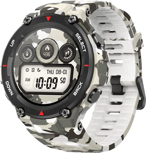 Amazfit T-Rex Reloj Inteligente Camuflaje AMOLED 3,3 cm (1.3") GPS (satélite), 58 g, CAMO