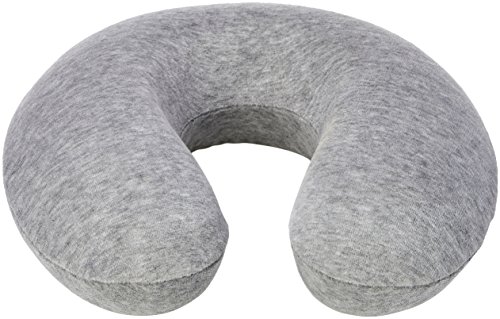 Amazon Basics - Almohada para cuello, de espuma viscoelástica, Gris