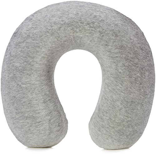 Amazon Basics - Almohada para cuello, de espuma viscoelástica, Gris