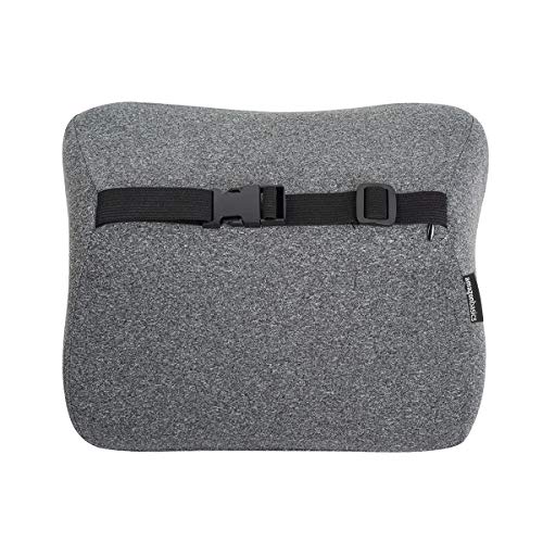 Amazon Basics - Almohada viscoelástica para cuello, gris