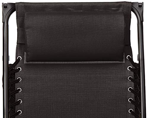 Amazon Basics – Balancín plegable con toldo, Negro