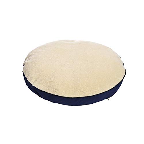 Amazon Basics – Cama cueva para mascotas, Mediano, Azul