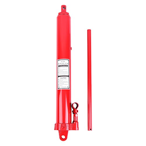 Ambienceo 8 Ton Long Ram Hydraulic Jack Reemplazo manual del brazo Elevador de elevación del motor Cherry