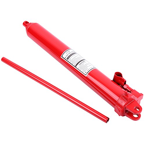 Ambienceo 8 Ton Long Ram Hydraulic Jack Reemplazo manual del brazo Elevador de elevación del motor Cherry