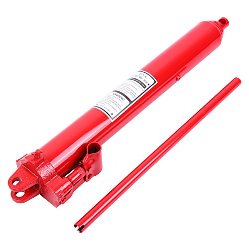 Ambienceo 8 Ton Long Ram Hydraulic Jack Reemplazo manual del brazo Elevador de elevación del motor Cherry