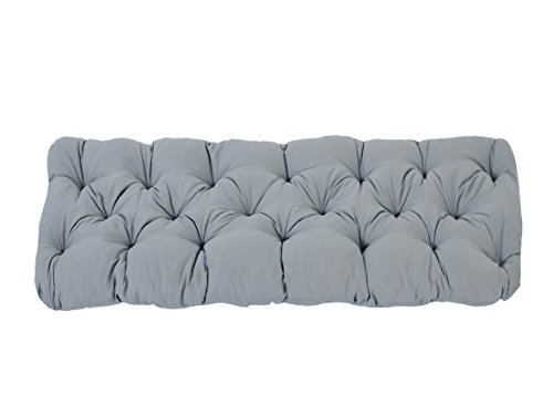 Ambientehome 90030 - Cojín para Banco, Gris