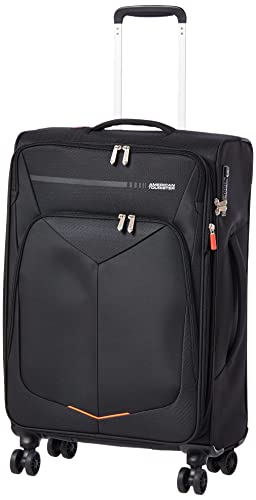 American Tourister Summerfunk Equipaje de Mano, 55 centimetros, 42 litros, Negro (Black)