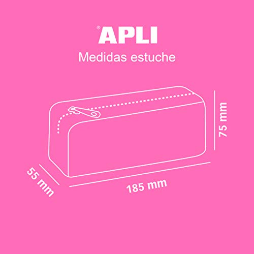 APLI 18419 - Estuche silicona Fluor Collection - Rosa