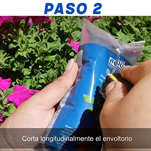 Aqua Control Biogel C21403, Agua Sólida para tus Plantas, Ideal para Riego en Vacaciones, Hasta 30 Días sin Regar - 400 ml (Pack de 3)