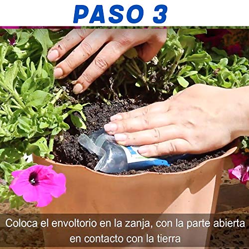 Aqua Control Biogel C21403, Agua Sólida para tus Plantas, Ideal para Riego en Vacaciones, Hasta 30 Días sin Regar - 400 ml (Pack de 3)