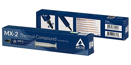 ARCTIC MX-2 (edición anterior) (65 g) – Compuesto térmico de alto rendimiento de micropartículas de carbono, pasta térmica para cualquier ventilador de CPU