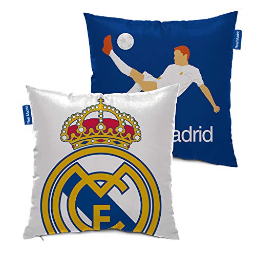 ARDITEX RM13728 Cojín de 40x40cm de Clubs-Real Madrid CF