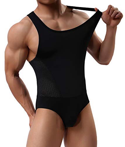 Arjen Kroos Body para Hombre Bodysuit Deportiva Leotardo Ropa Interior Sexy Deportivo de Hombre para Gimnasia Danza Bañador Bodies Elásticos