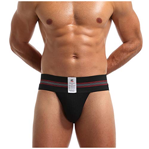 Arjen Kroos Jockstrap Suspensorio para Hombre Sexy Tanga Slips Ropa Interior Thong lencería Deporte