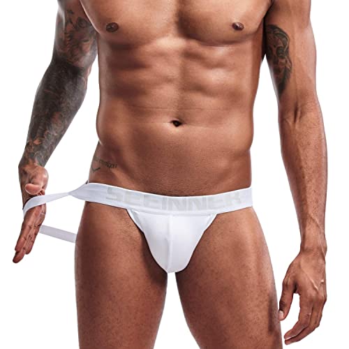 Arjen Kroos Sexy Jockstraps para Hombre Slips Tangas Deportivo Suspensorios para Hombre Algodón Transpirable Ropa Interior Calzoncillos